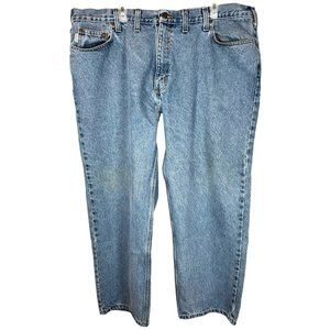 Carhartt Relaxed Fit Denim Blue Jeans B460 LVB Men's Size 46x30 * slight blemish